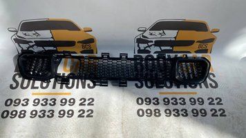 Решетка переднего бампера под дистронник (лицензия) JEEP CHEROKEE 2014-18 (68203217AA) к0000000401 фото