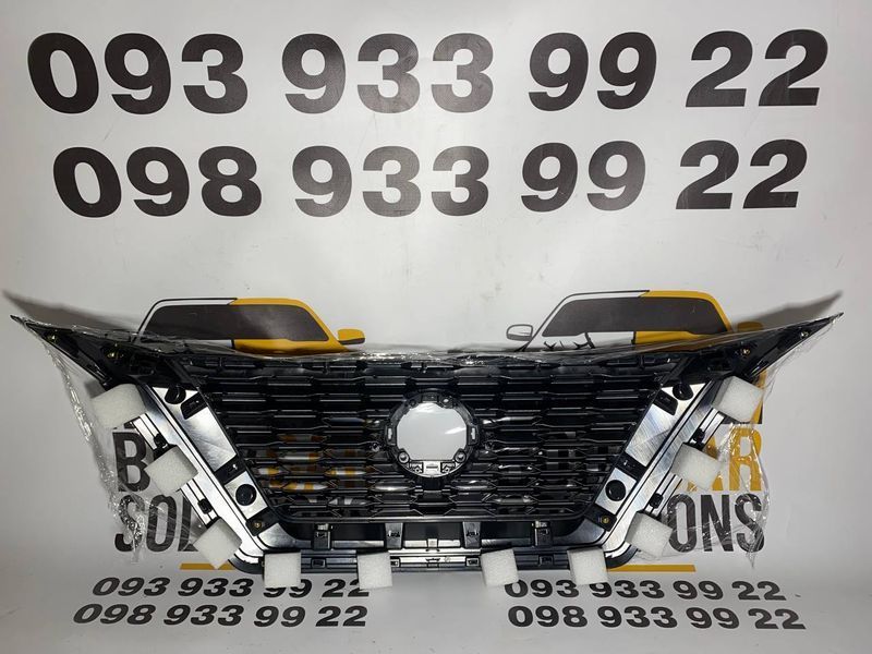 Решітка радіатора з хромом (ліцензія) NISSAN ROGUE 2020-23 (62310-6RR0A) к0000000908 фото