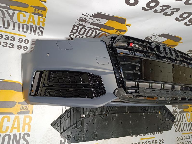Бампер передний в сборе (S-line) лицензия AUDI A4 B9 2016-19 (8w0807065) к0000000531 фото