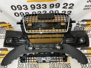 Бампер передній у зборі без арок (ліцензія) AUDI Q5 2012-16 к0000001749 фото