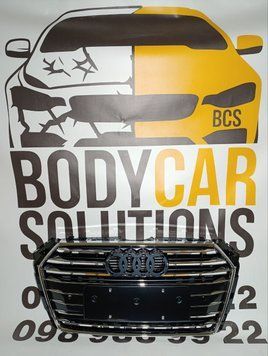 Решітка радіатора хром (ліцензія) AUDI A4 B9 2016-19 (8W0853651BSRP5) к0000001368 фото