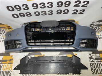Бампер передний в сборе (S-line) лицензия AUDI A6 C7 2016-18 к0000001533 фото