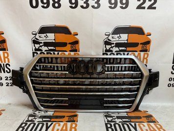 Решетка радиатора Silver(лицензия) AUDI Q7 2016-20 (4M0853651JMX3) к0000002414 фото